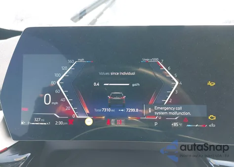 2025 BMW X1 xDrive28I из США, поврежденный, VIN WBX73EF00S5213775